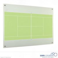 Whiteboard Glas Solid Tennisveld 45x60 cm