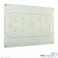 Whiteboard Glas Solid IJshockey 90x120 cm