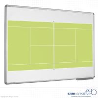 Whiteboard Tennisveld 60x90 cm