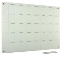 Whiteboard Glas Solid 5-week ma-zo 60x90 cm