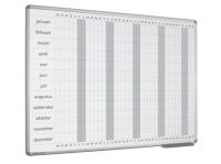 Whiteboard Jaarplanner ma-zo 60x90 cm
