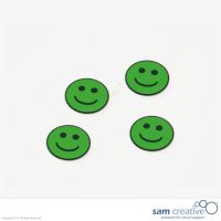 Magnetisch symbool smiley :-) 50 mm groen 25 st.