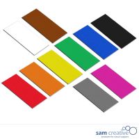 Magnetisch Symbool Balk 3x6 cm blauw