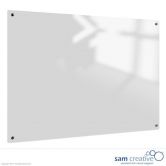 Whiteboard Glas Solid Clear White 90x120 cm